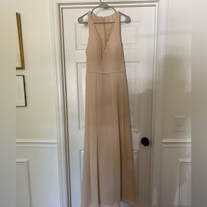 NWT champagne Azazie bridesmaid dress